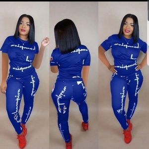 Women's 2pcs champion set